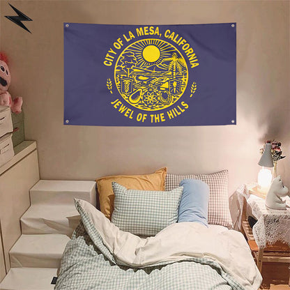Fyon La Mesa, California Flag Banner