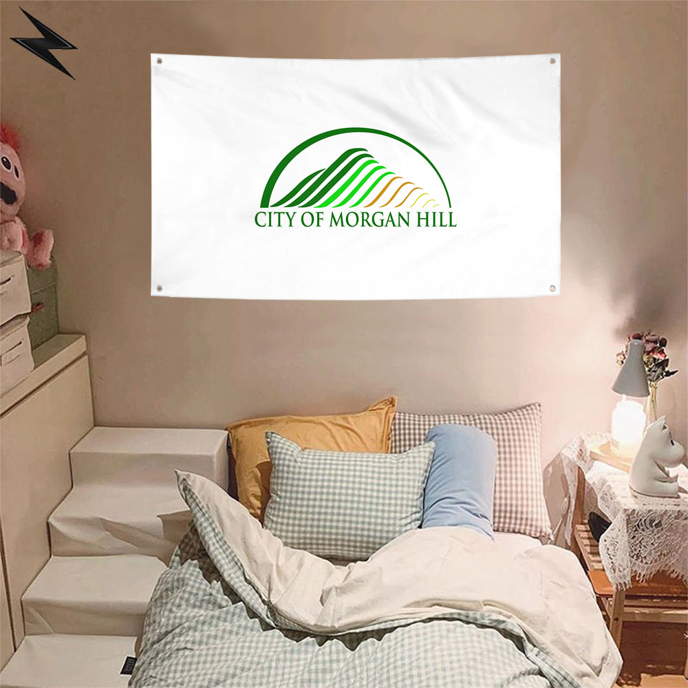 Fyon Morgan Hill, California Flag Banner