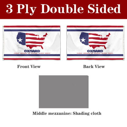 Fyon Oxnard, California Flag Banner