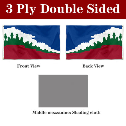 Fyon Paradise, California Flag Banner