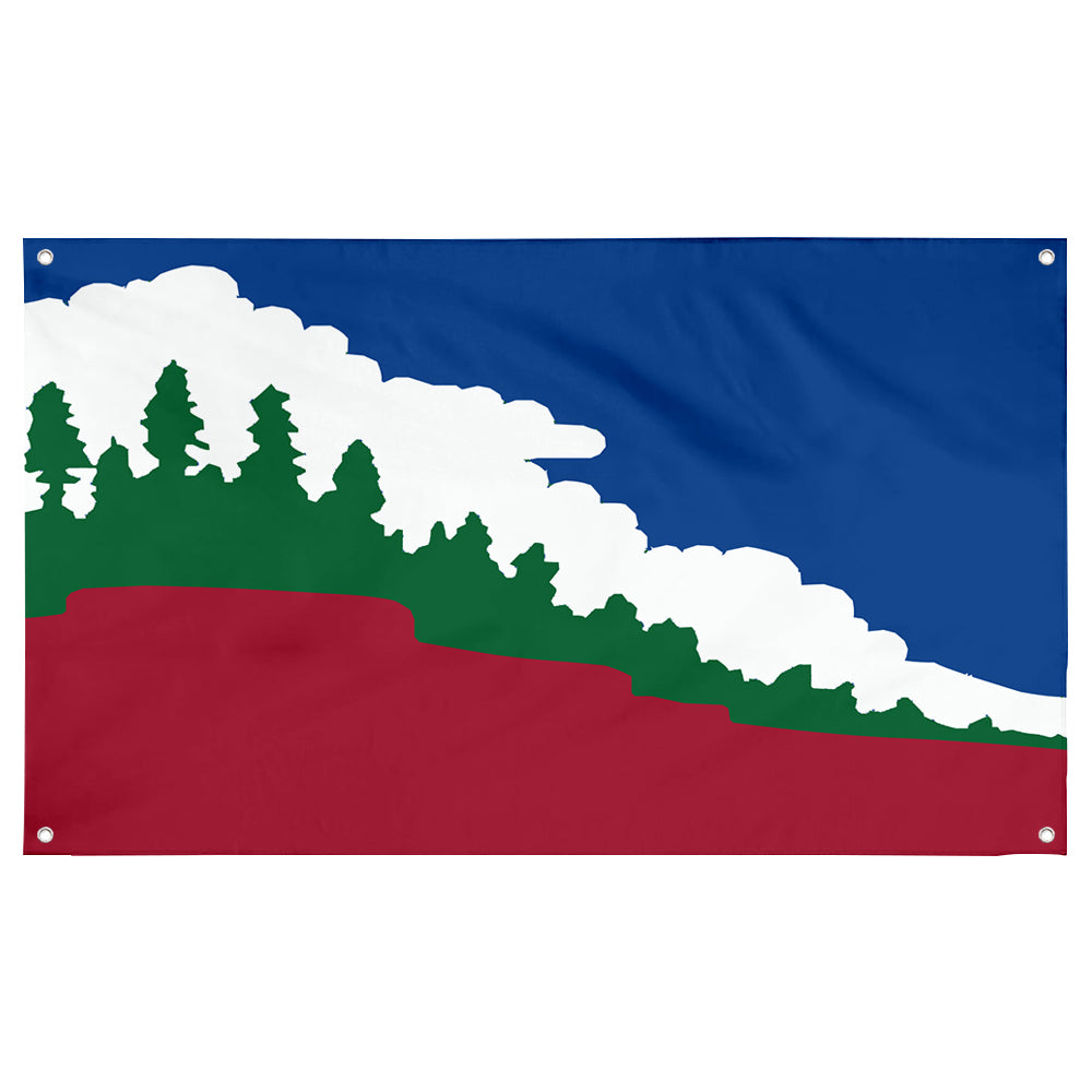 Fyon Paradise, California Flag Banner