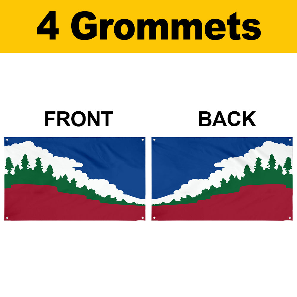 Fyon Paradise, California Flag Banner
