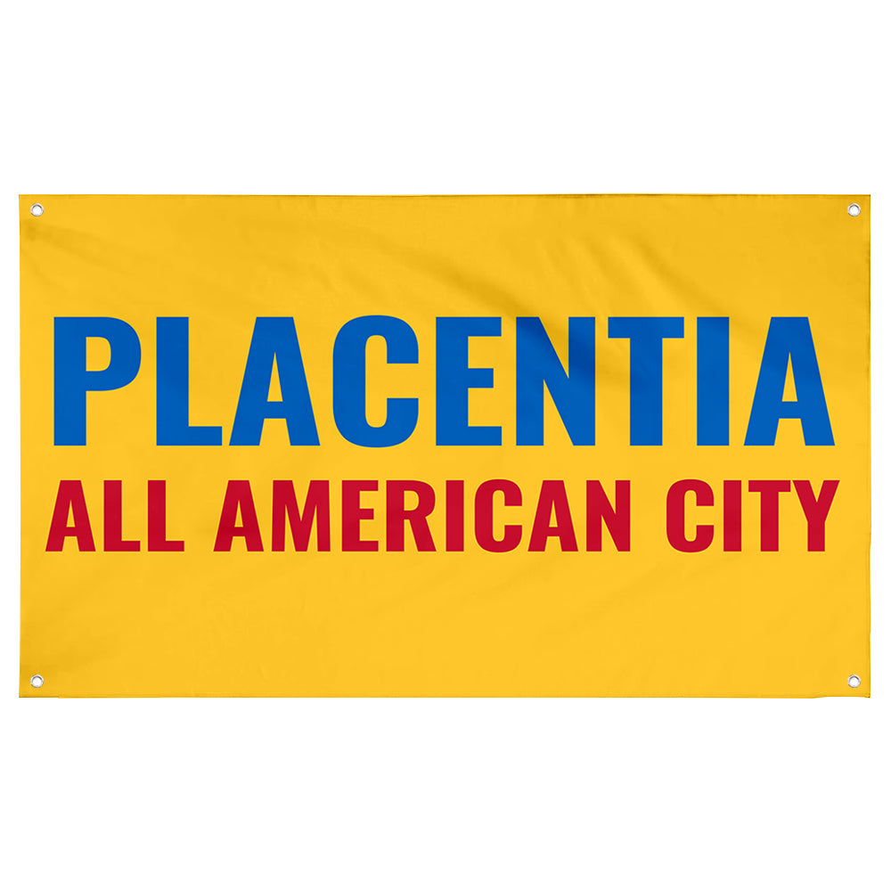 Fyon Placentia, California Flag Banner