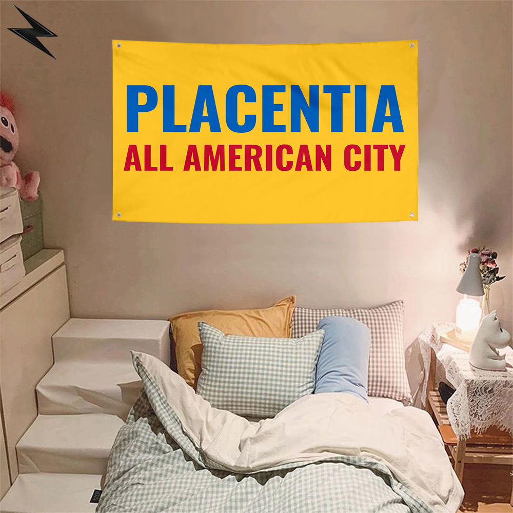 Fyon Placentia, California Flag Banner