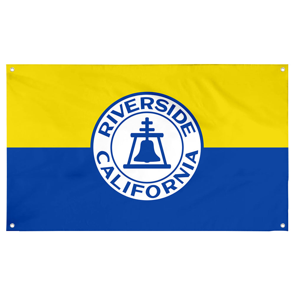 Fyon Riverside, California Flag Banner (1967–2020)