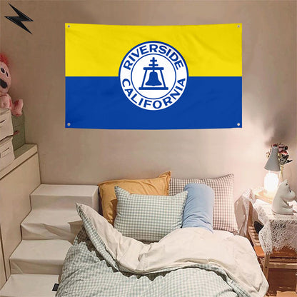 Fyon Riverside, California Flag Banner (1967–2020)