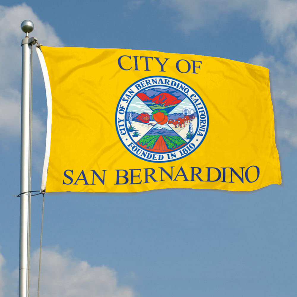 Fyon San Bernardino, California Flag Banner