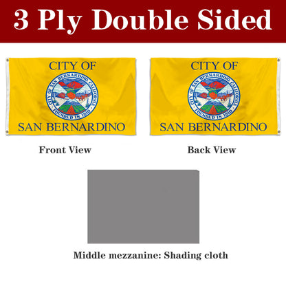 Fyon San Bernardino, California Flag Banner