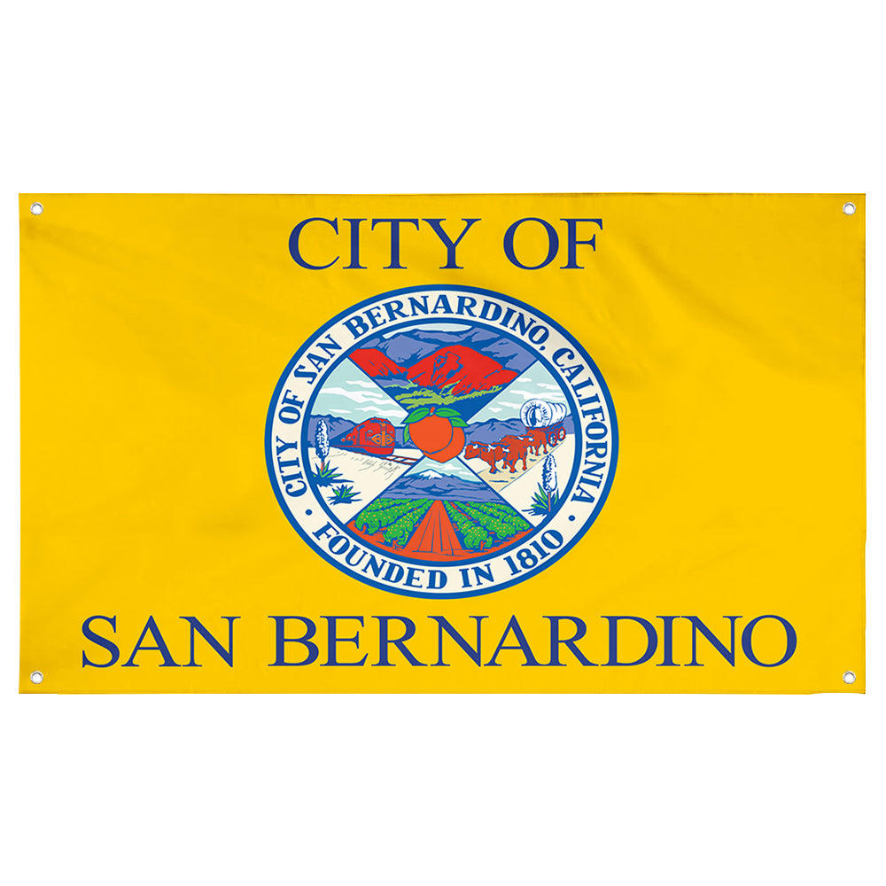 Fyon San Bernardino, California Flag Banner