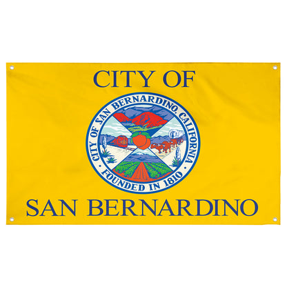 Fyon San Bernardino, California Flag Banner