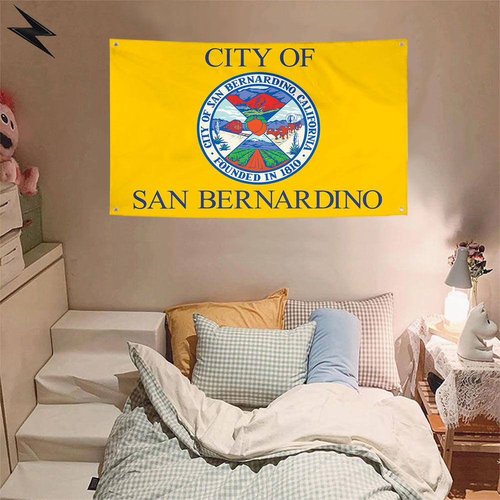 Fyon San Bernardino, California Flag Banner