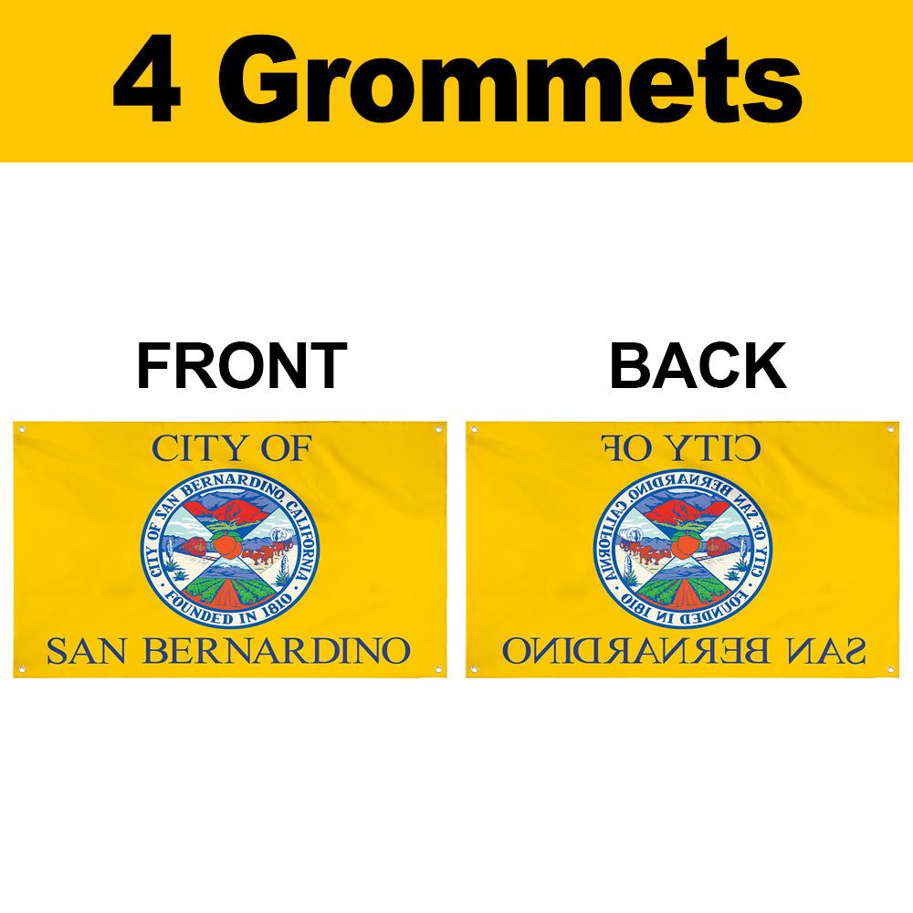 Fyon San Bernardino, California Flag Banner