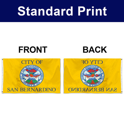 Fyon San Bernardino, California Flag Banner