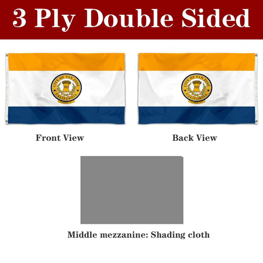 Fyon San José, California Flag Banner