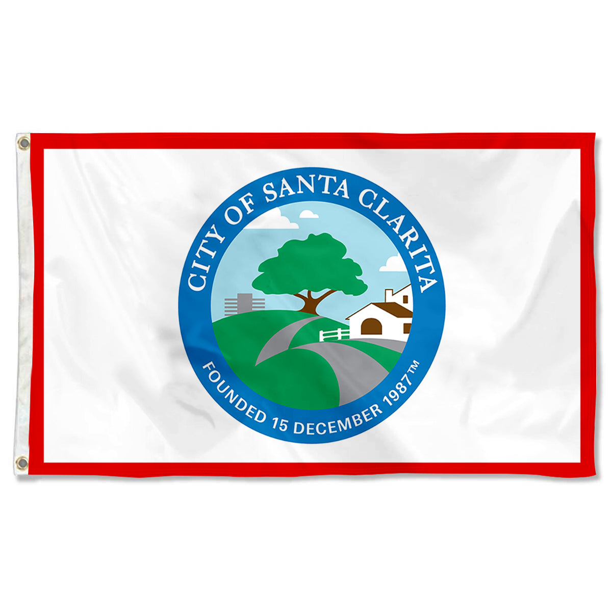 Fyon Santa Clarita, California Flag Banner