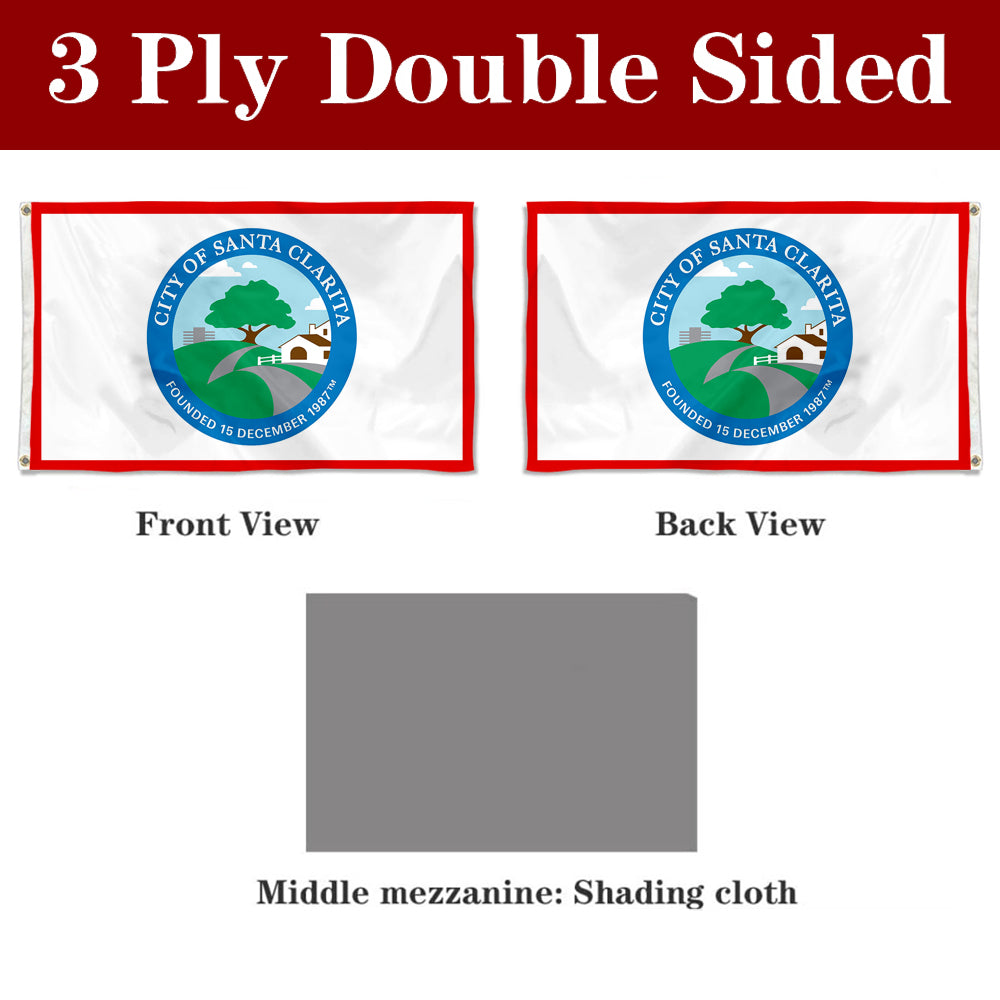 Fyon Santa Clarita, California Flag Banner