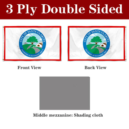 Fyon Santa Clarita, California Flag Banner