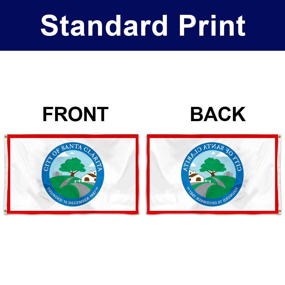 Fyon Santa Clarita, California Flag Banner