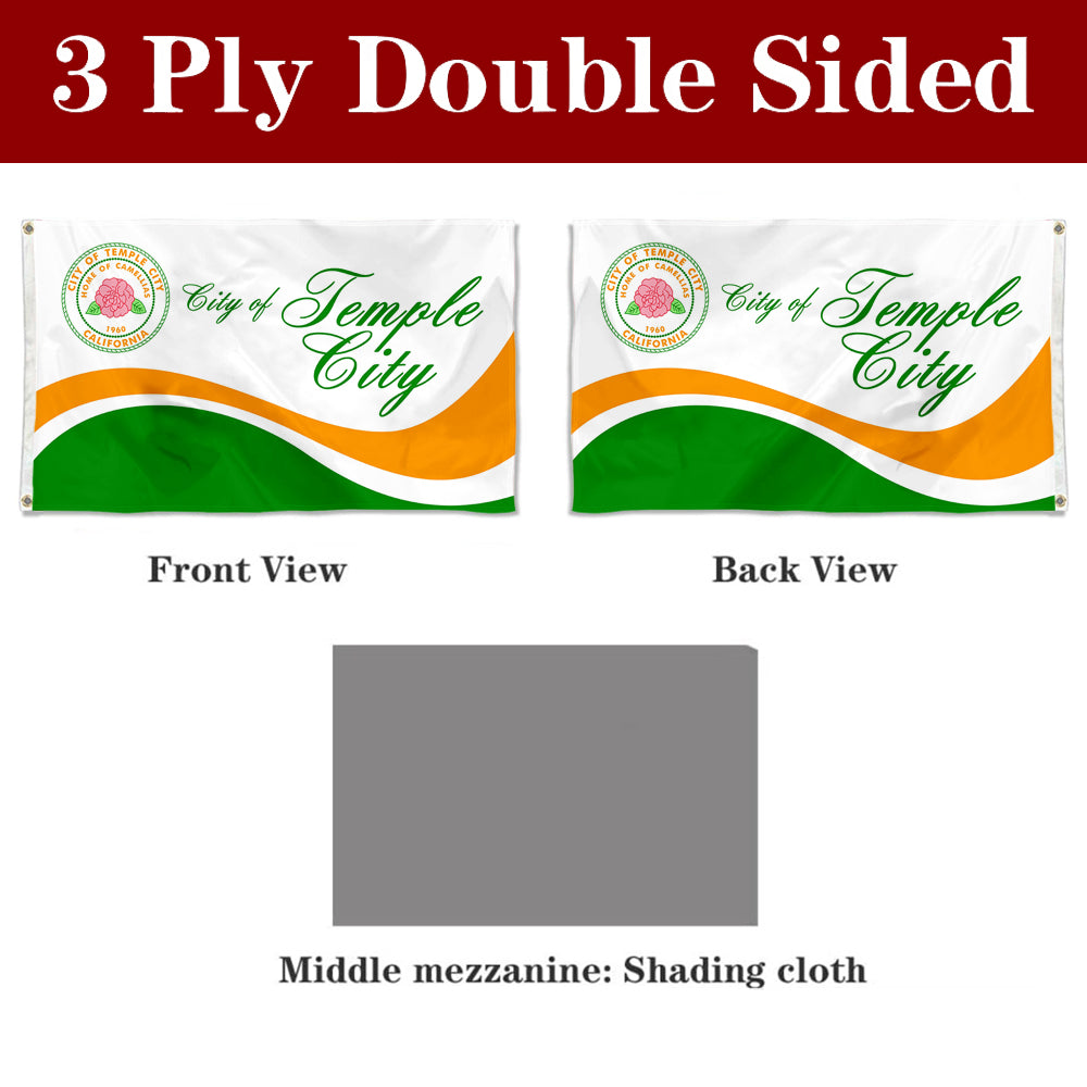 Fyon Temple City, California Flag Banner