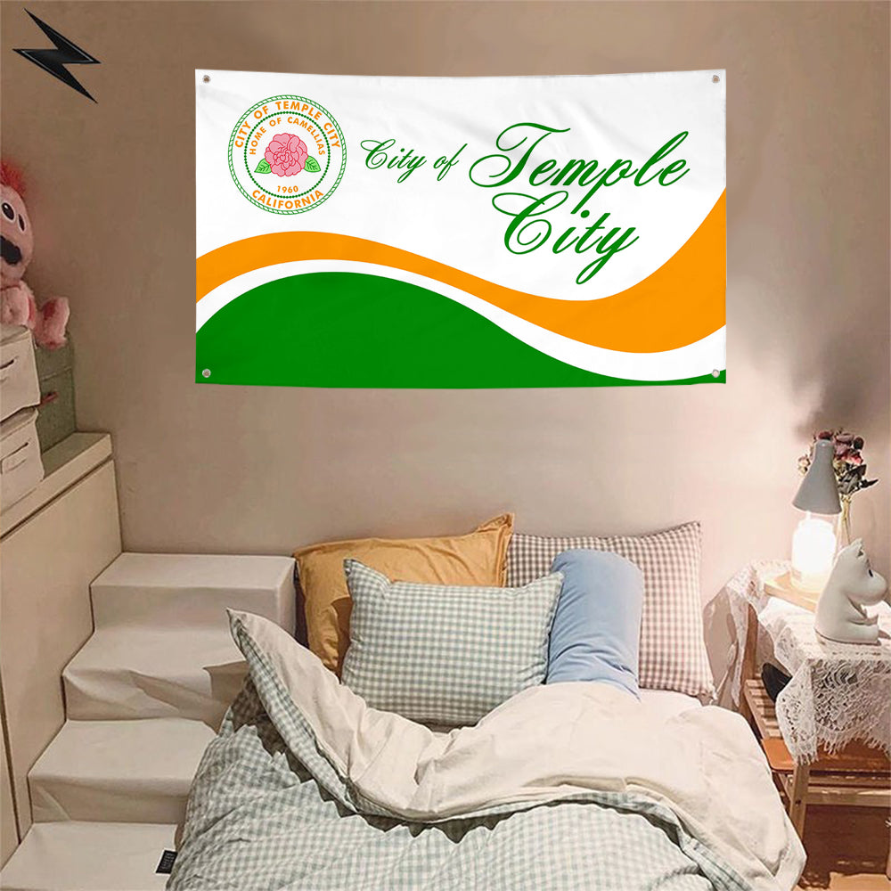 Fyon Temple City, California Flag Banner