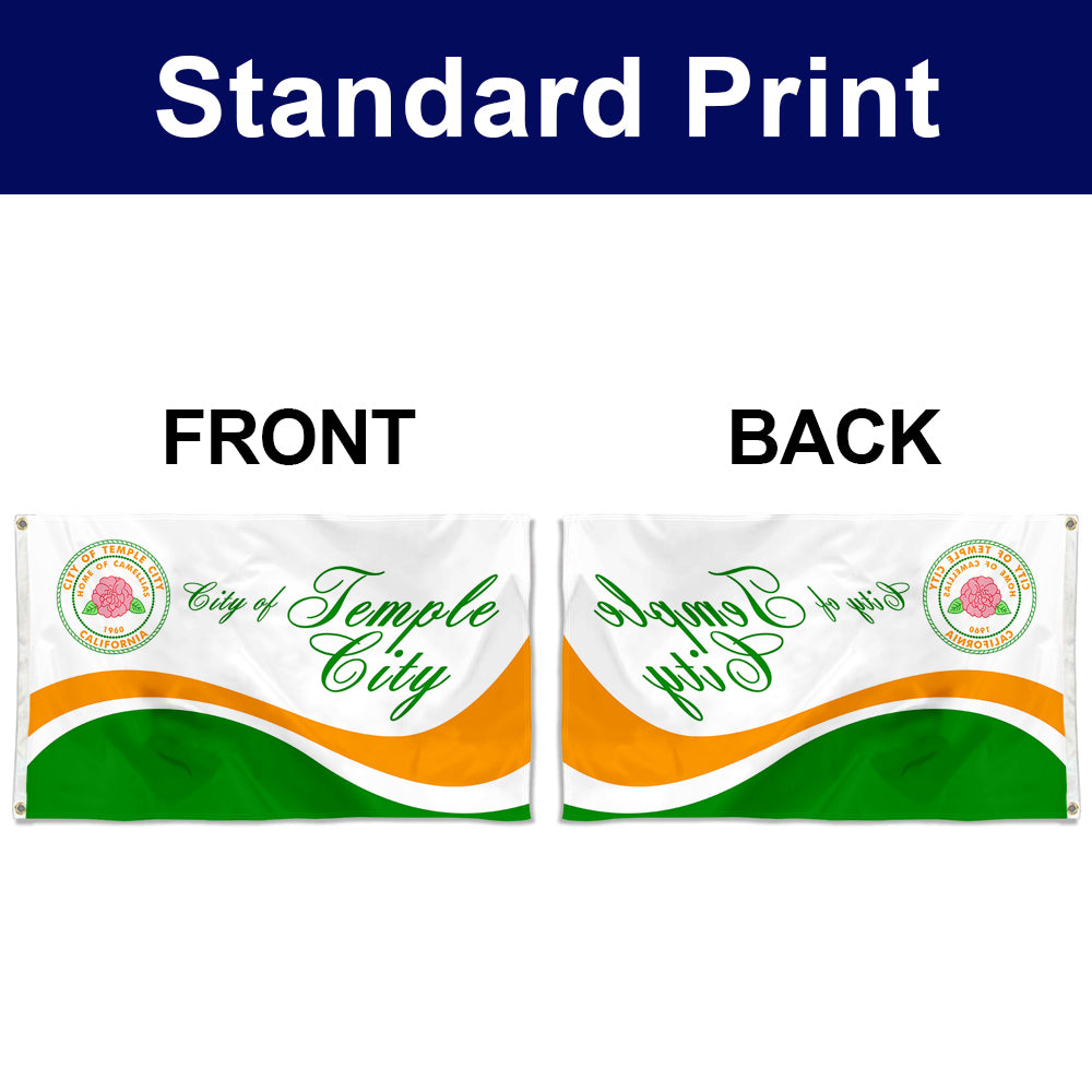 Fyon Temple City, California Flag Banner