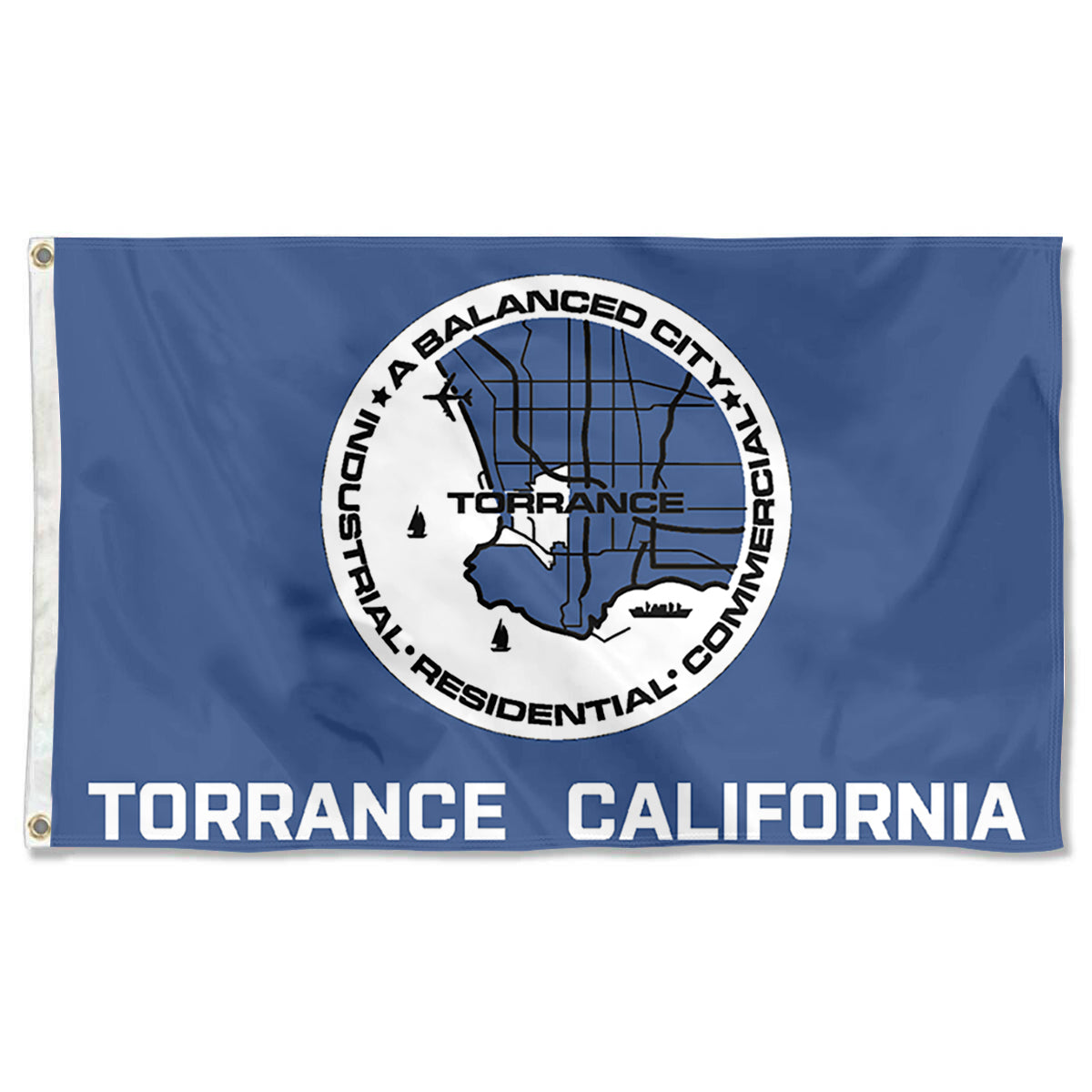Fyon Torrance, California Flag Banner