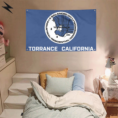 Fyon Torrance, California Flag Banner