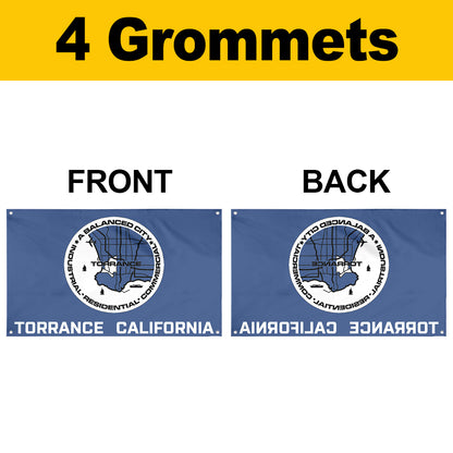 Fyon Torrance, California Flag Banner