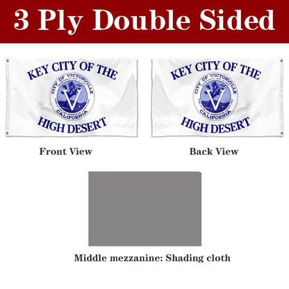 Fyon Victorville, California Flag Banner