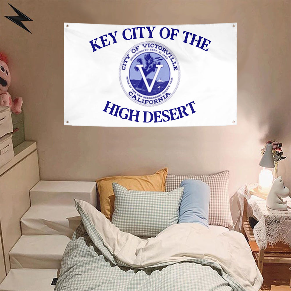 Fyon Victorville, California Flag Banner