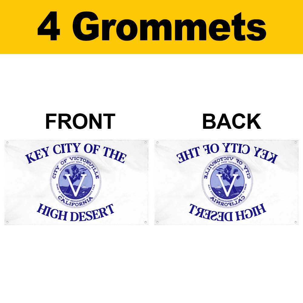 Fyon Victorville, California Flag Banner