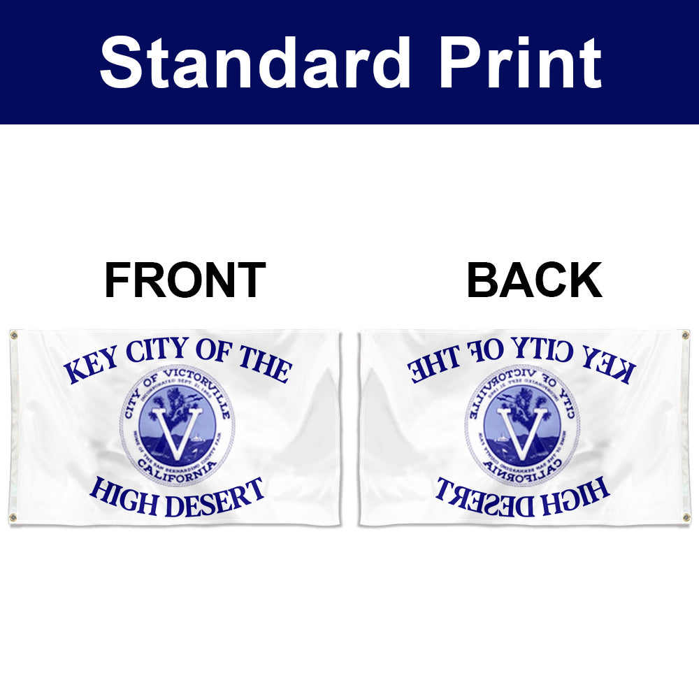 Fyon Victorville, California Flag Banner