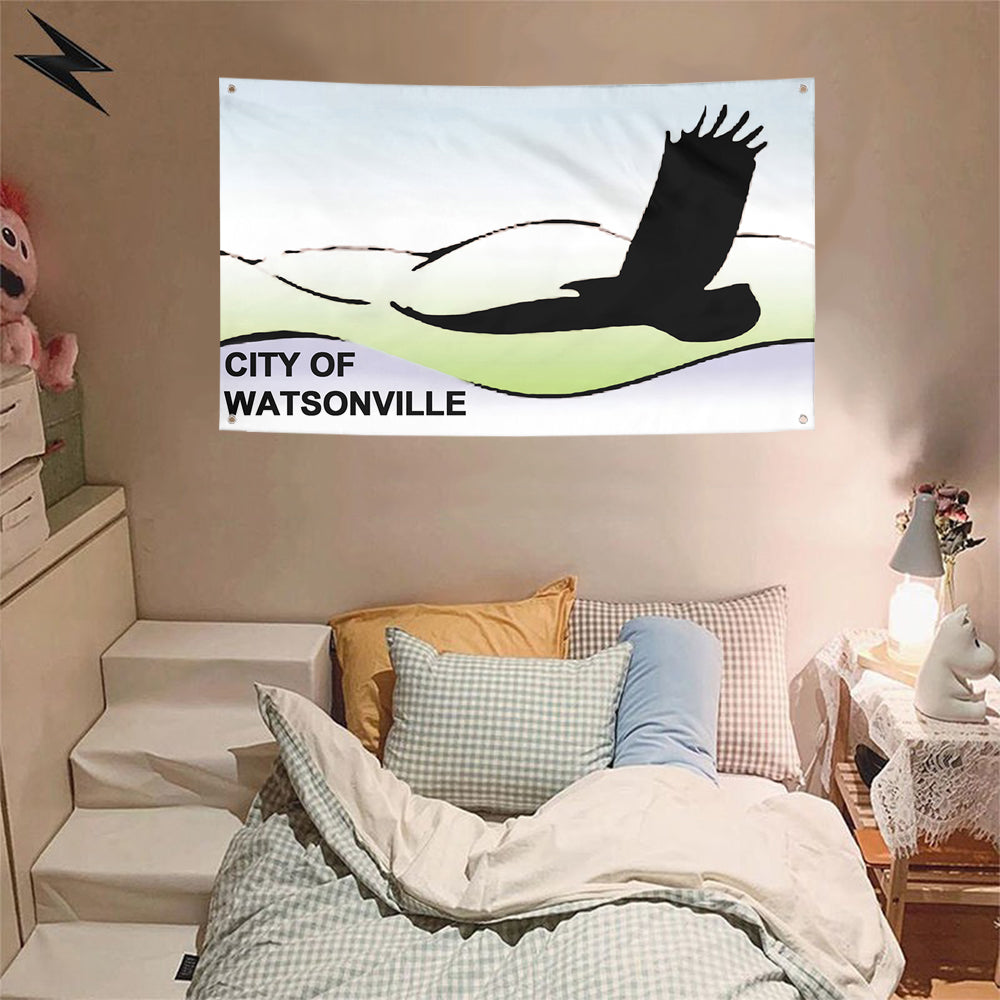 Fyon Watsonville, California Flag Banner