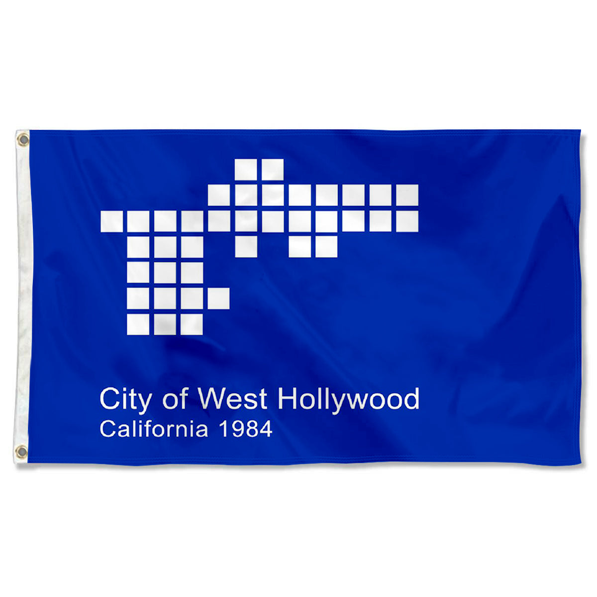 Fyon West Hollywood, California Flag Banner (1986–2014)