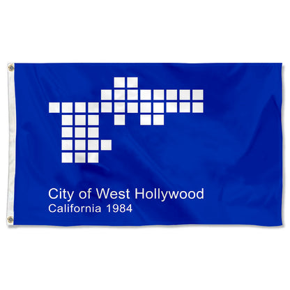 Fyon West Hollywood, California Flag Banner (1986–2014)