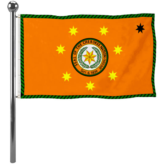Fyon the Cherokee Nation Flag Banner