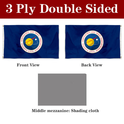 Fyon The National Aeronautics and Space Administration Flag Banner