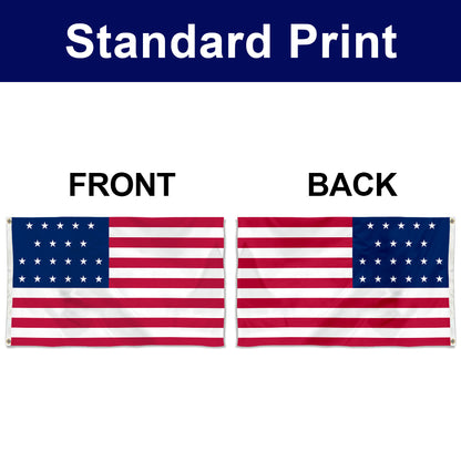Fyon The 21 Stars (1819–1820) Flag Banner