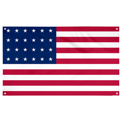 Fyon The 24 Stars (1822-1836) Flag Banner