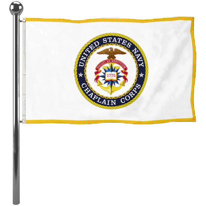 Fyon United States Navy Chaplain Corps Flag Banner