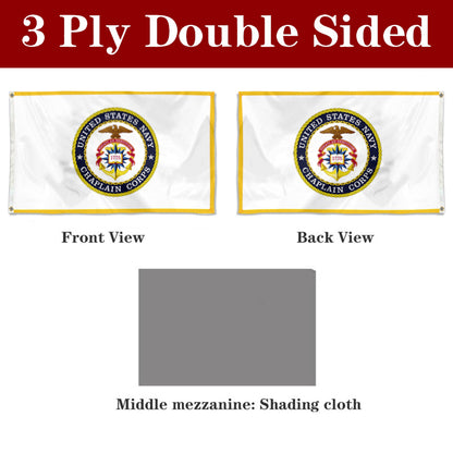 Fyon United States Navy Chaplain Corps Flag Banner