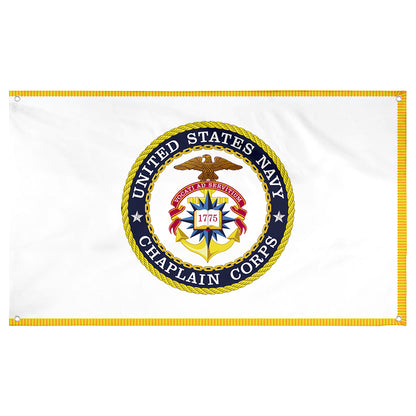 Fyon United States Navy Chaplain Corps Flag Banner