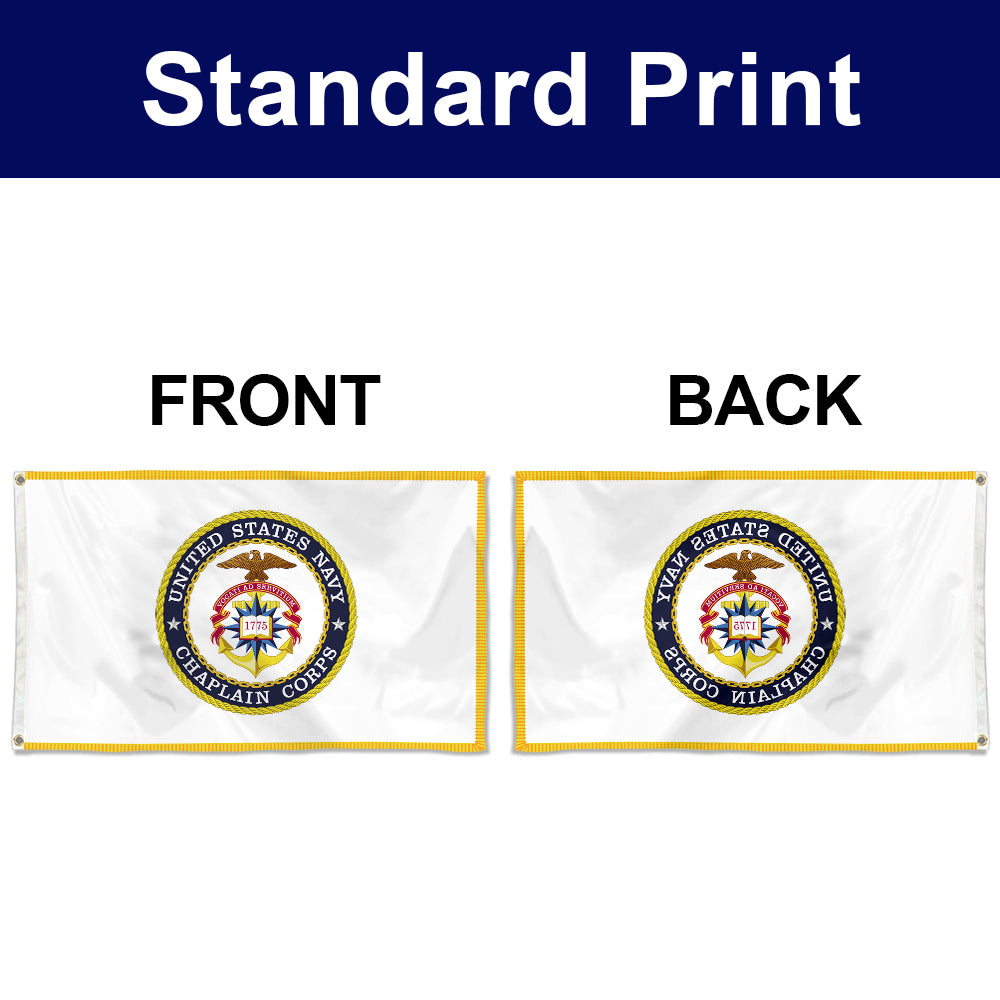 Fyon United States Navy Chaplain Corps Flag Banner