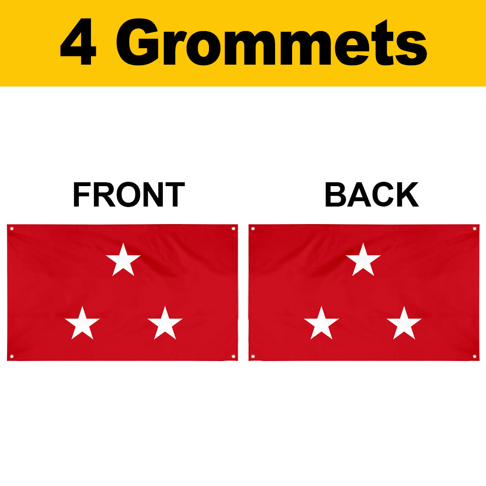 Fyon US Lieutenant General Flag Banner