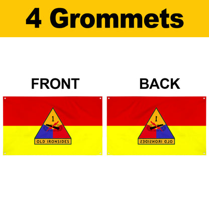Fyon The 1st Armored Division Flag Banner