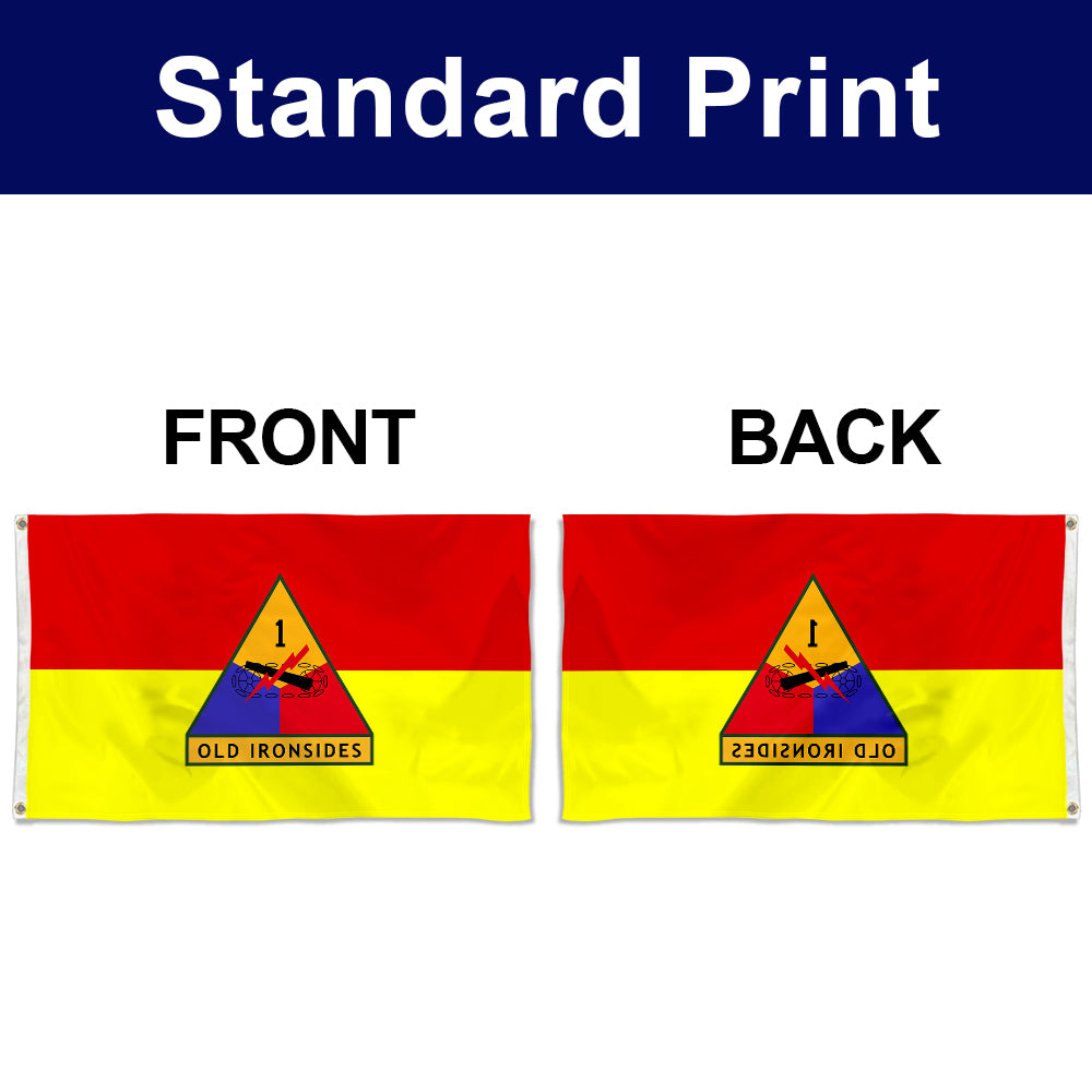 Fyon The 1st Armored Division Flag Banner