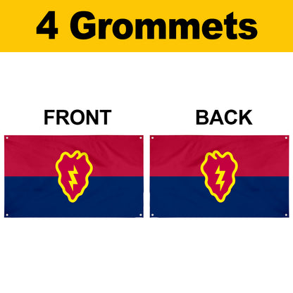 Fyon The 25th Infantry Division Flag Banner