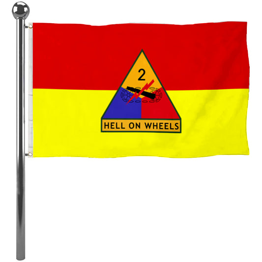 Fyon The 2nd Armored Division Flag Banner