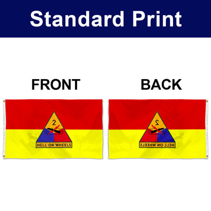 Fyon The 2nd Armored Division Flag Banner