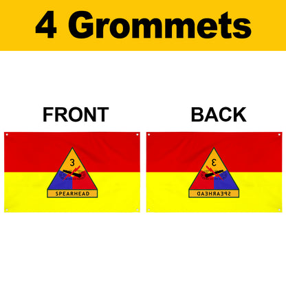 Fyon The 3rd Armored Division Flag Banner